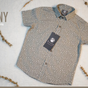 Baby Boys' Polka Dot Button-Up Shirt