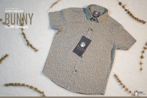 Baby Boys' Polka Dot Button-Up Shirt
