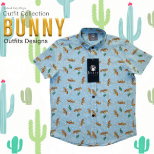 Bunny Boys’ Cactus & Hat Print Shirt
