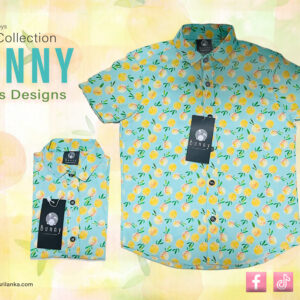Bunny Kids Boys Outfit Collection – Fresh Fruit Print Shirts