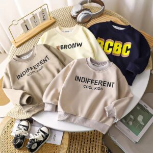 New Fashion Loose Casual Pullover Long Sleeve Tracksuits For Boys &  Girls