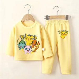 Pikachu Pokemons Pajamas Sets For Kids