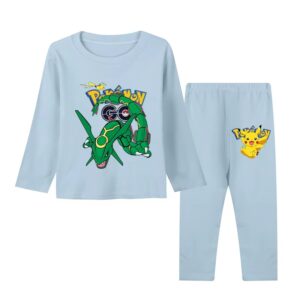 Pikachu Pokemons Pajamas Sets For Kids - Image 2