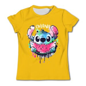 Cotton T Shirts Stitch T-shirts Baby Boys Girls - Image 2