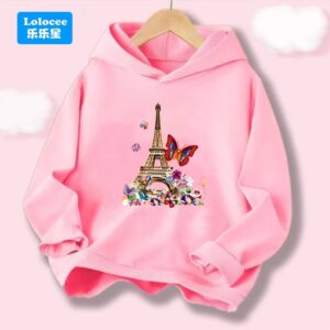 Spring Autumn Girls Fashion Tops