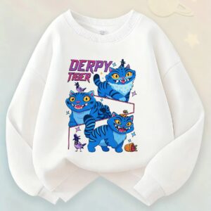 Movie Fans Gift Children's Sweatshirt Cute Tiger Hoody for Boys Girls