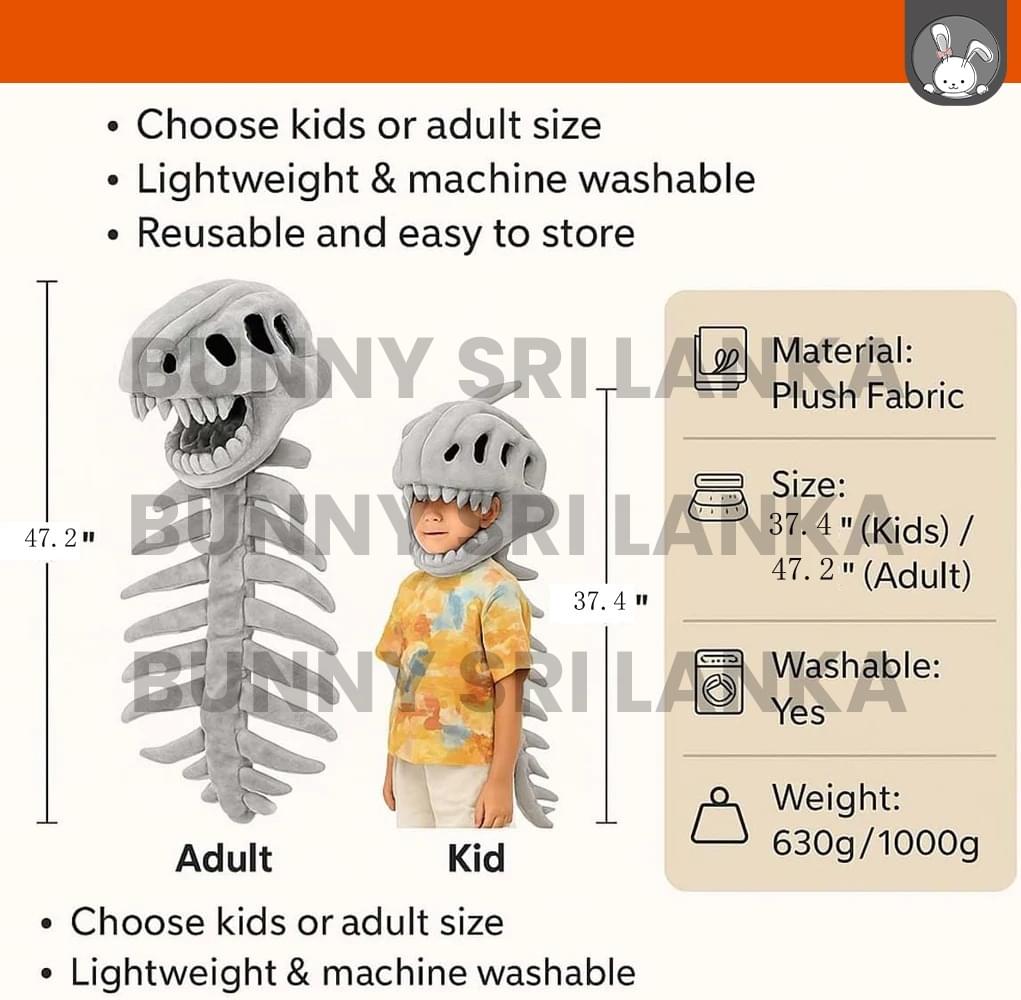 Dinosaur Skeleton Costume